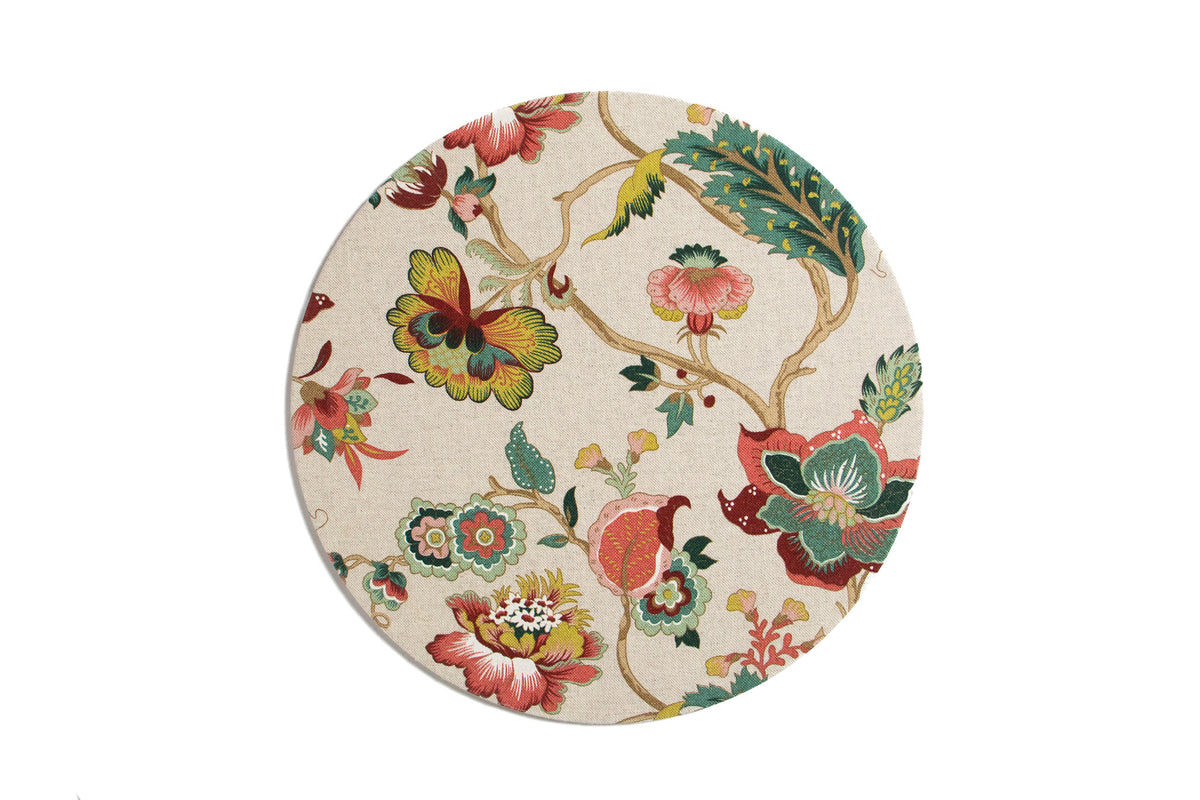 FUNDA PARA PLATO BASE ESTAMPADO (SET 4 PIEZAS)