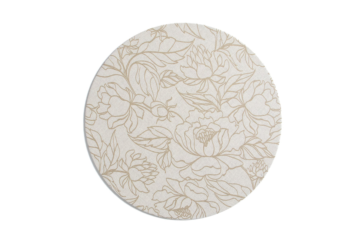 FUNDA PARA PLATO BASE ESTAMPADO (SET 4 PIEZAS)