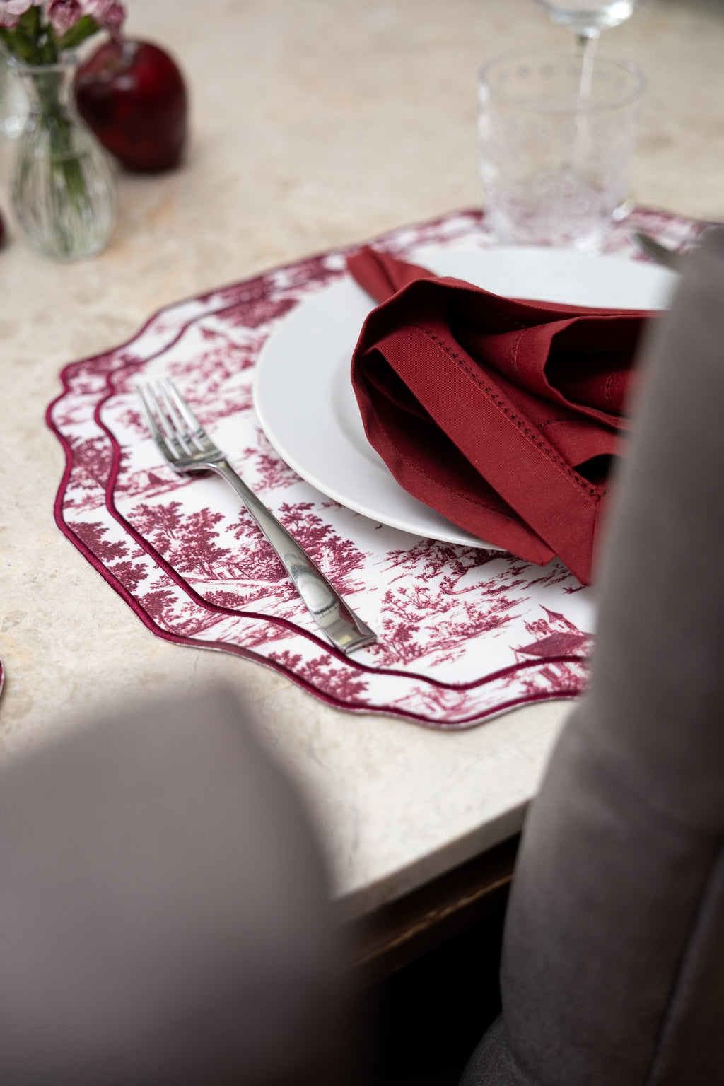 TOILE DE JOUY (SET 4 PIEZAS)