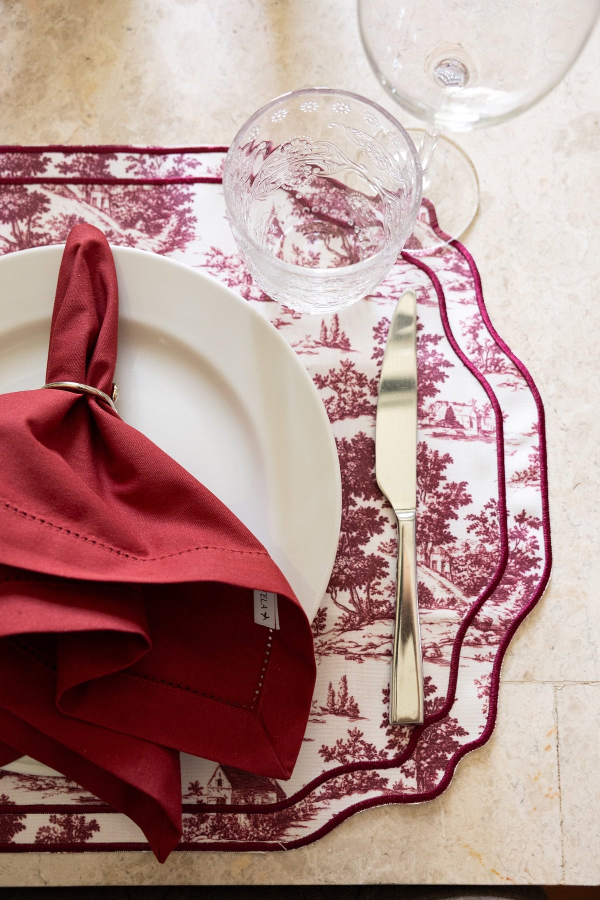 TOILE DE JOUY (SET 4 PIEZAS)