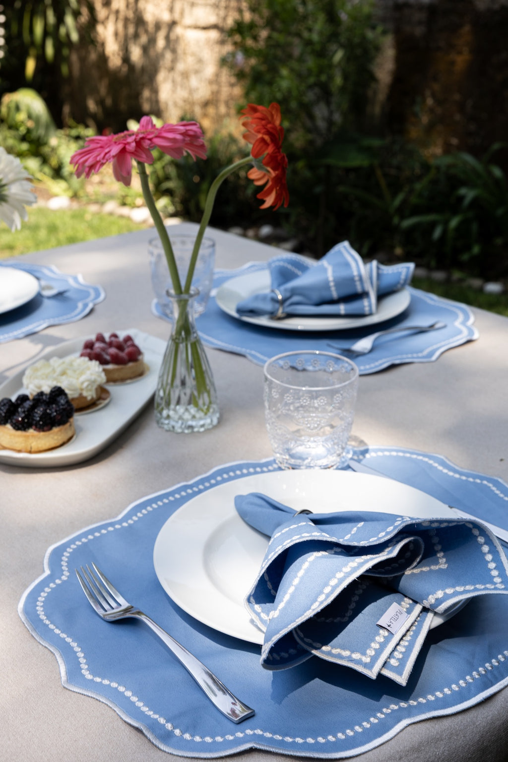 PUNTO AZUL (SET 8 PIEZAS)