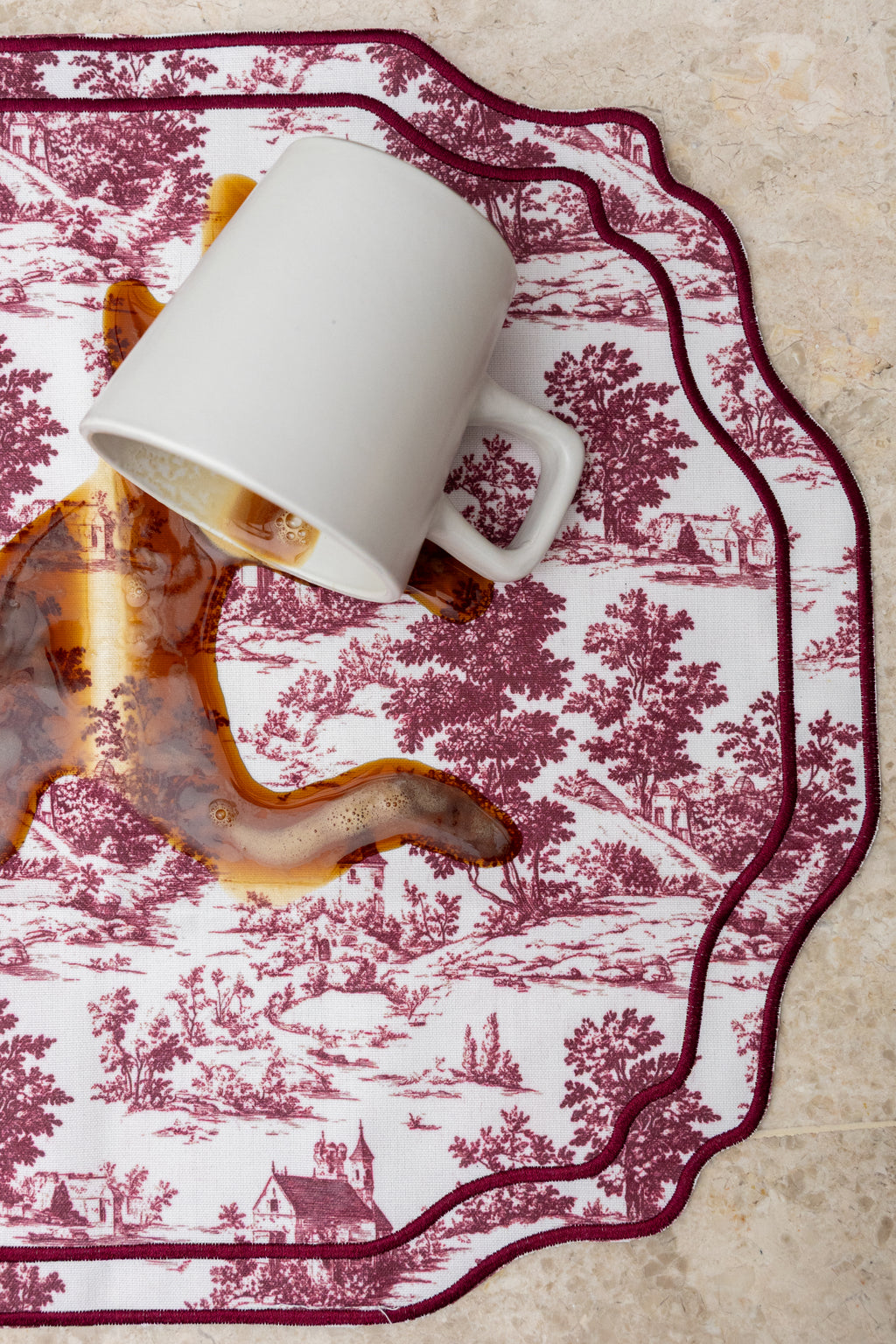 TOILE DE JOUY (SET 4 PIEZAS)