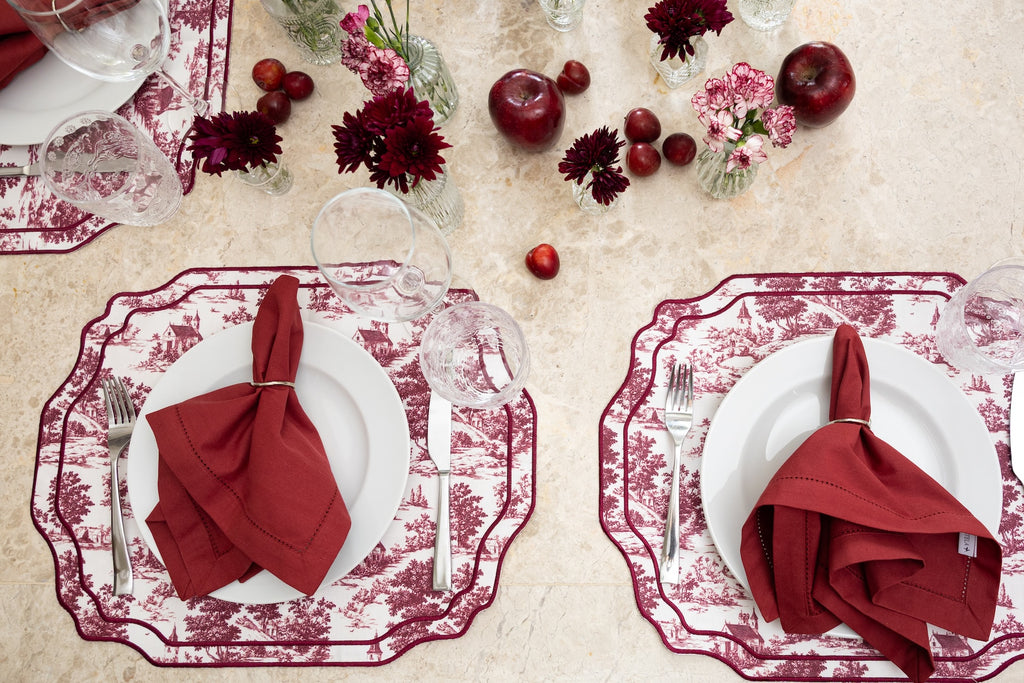 TOILE DE JOUY (SET 4 PIEZAS)