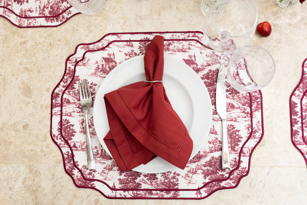 TOILE DE JOUY (SET 4 PIEZAS)