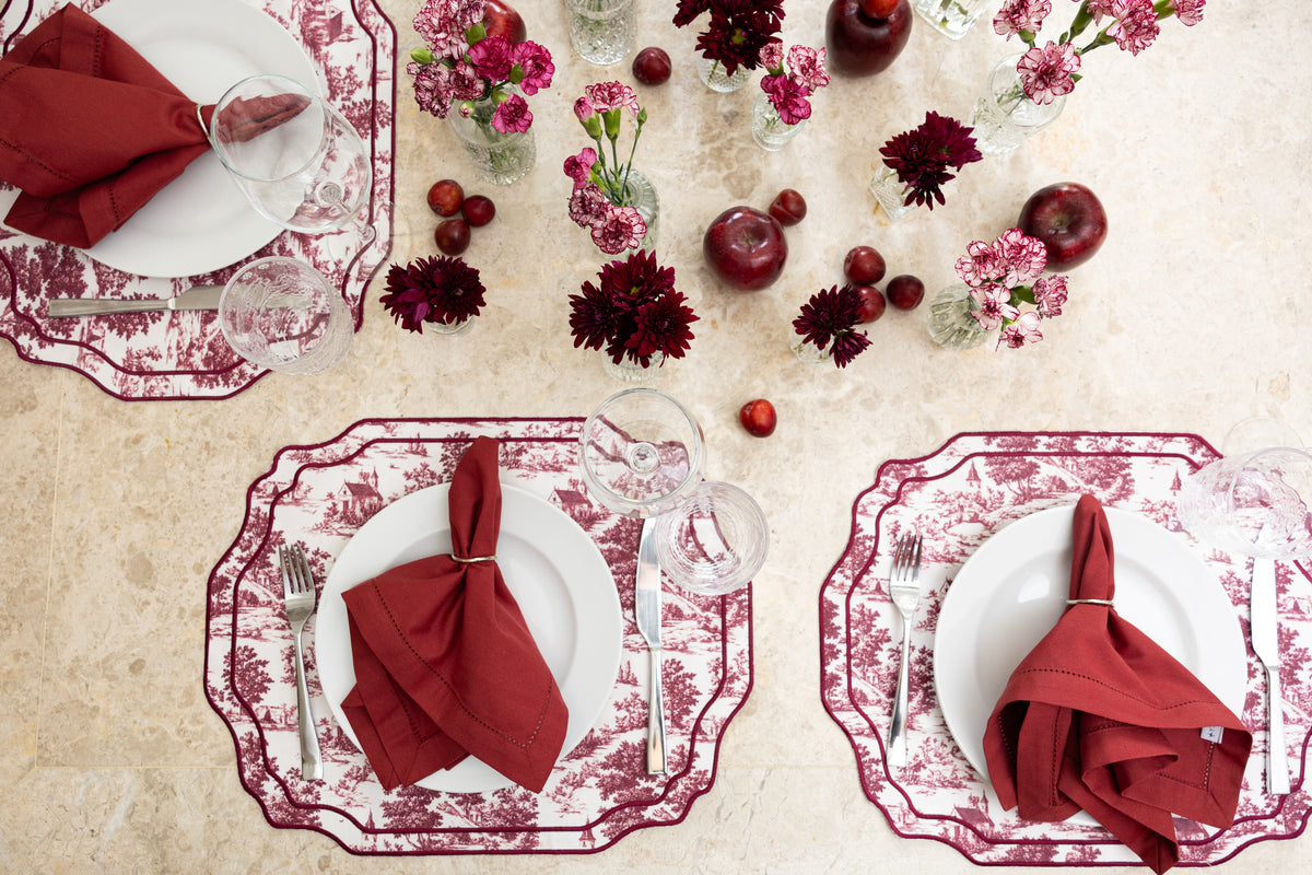 TOILE DE JOUY (SET 4 PIEZAS)
