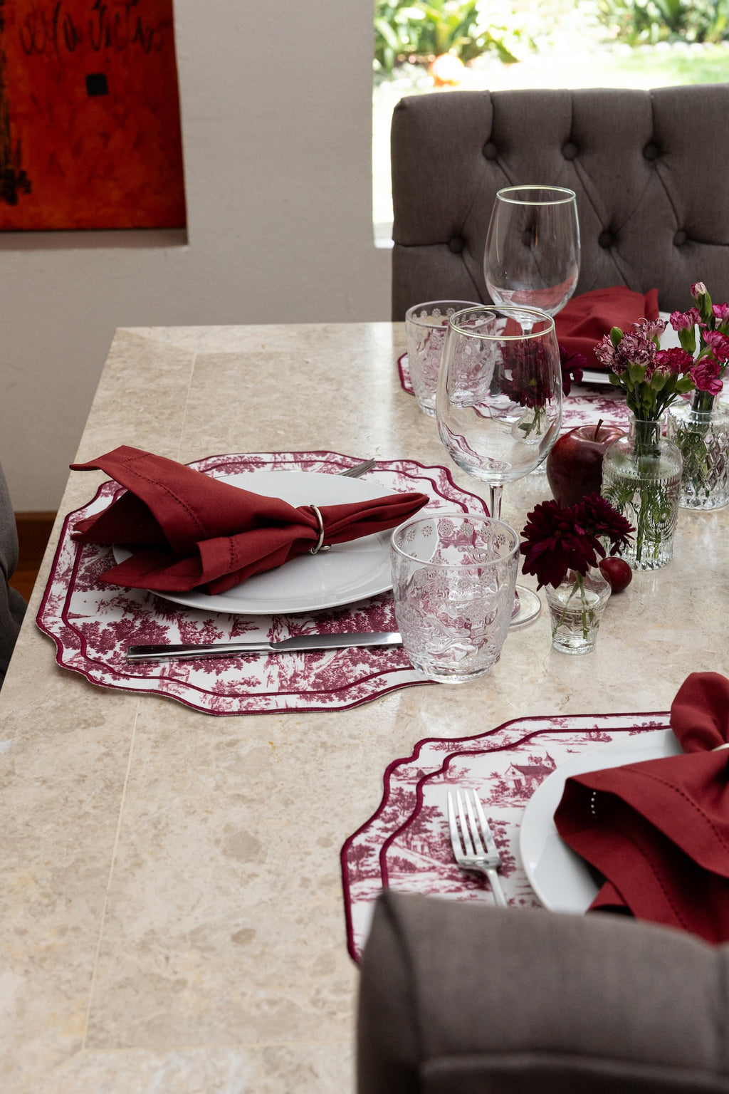 TOILE DE JOUY (SET 4 PIEZAS)