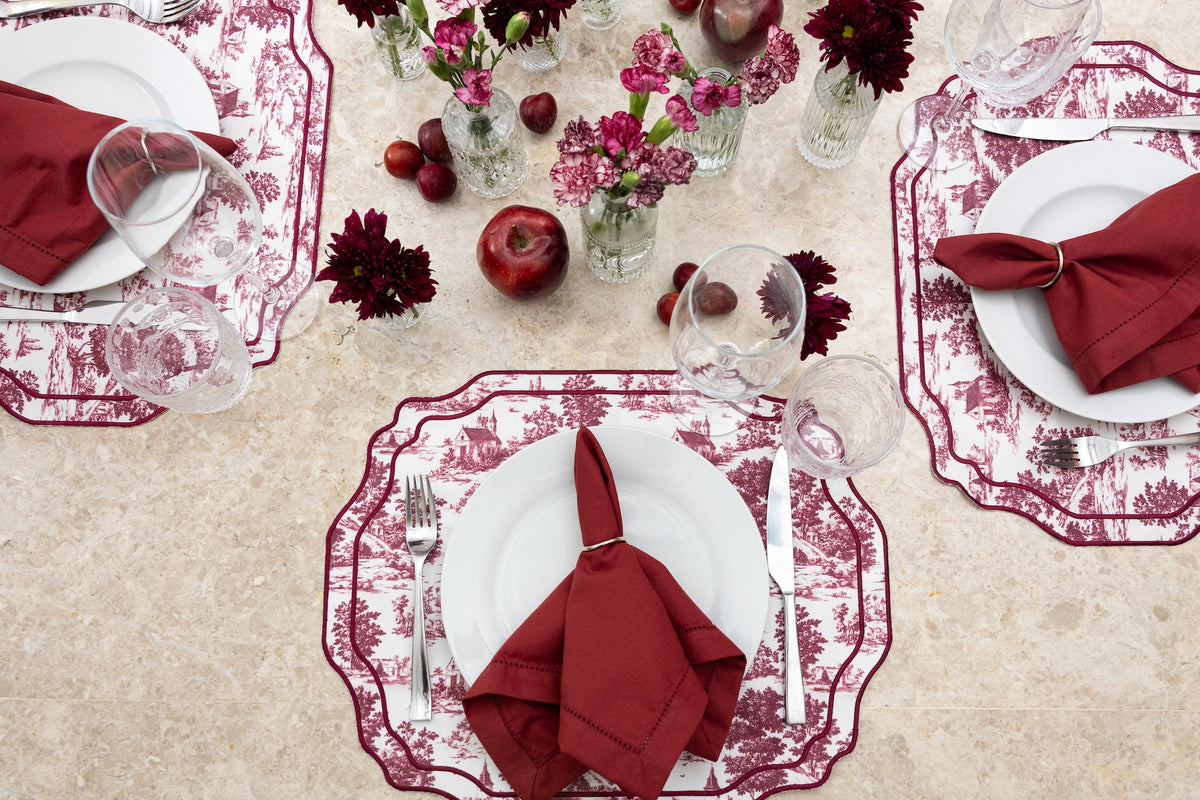 TOILE DE JOUY (SET 4 PIEZAS)