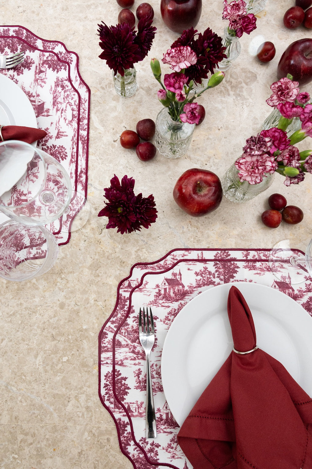 TOILE DE JOUY (SET 4 PIEZAS)