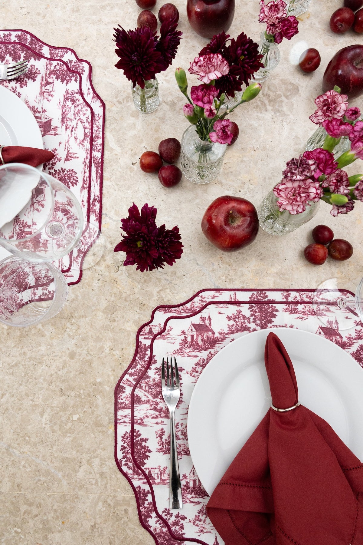 TOILE DE JOUY (SET 4 PIEZAS)