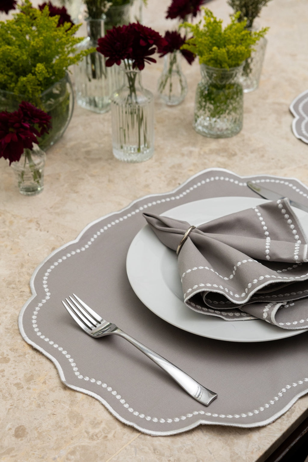 PUNTO GRIS (SET 4 PIEZAS)