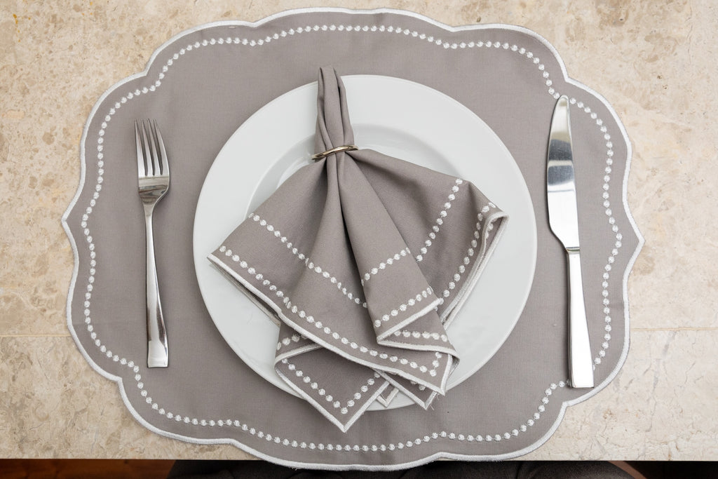 PUNTO GRIS (SET 4 PIEZAS)
