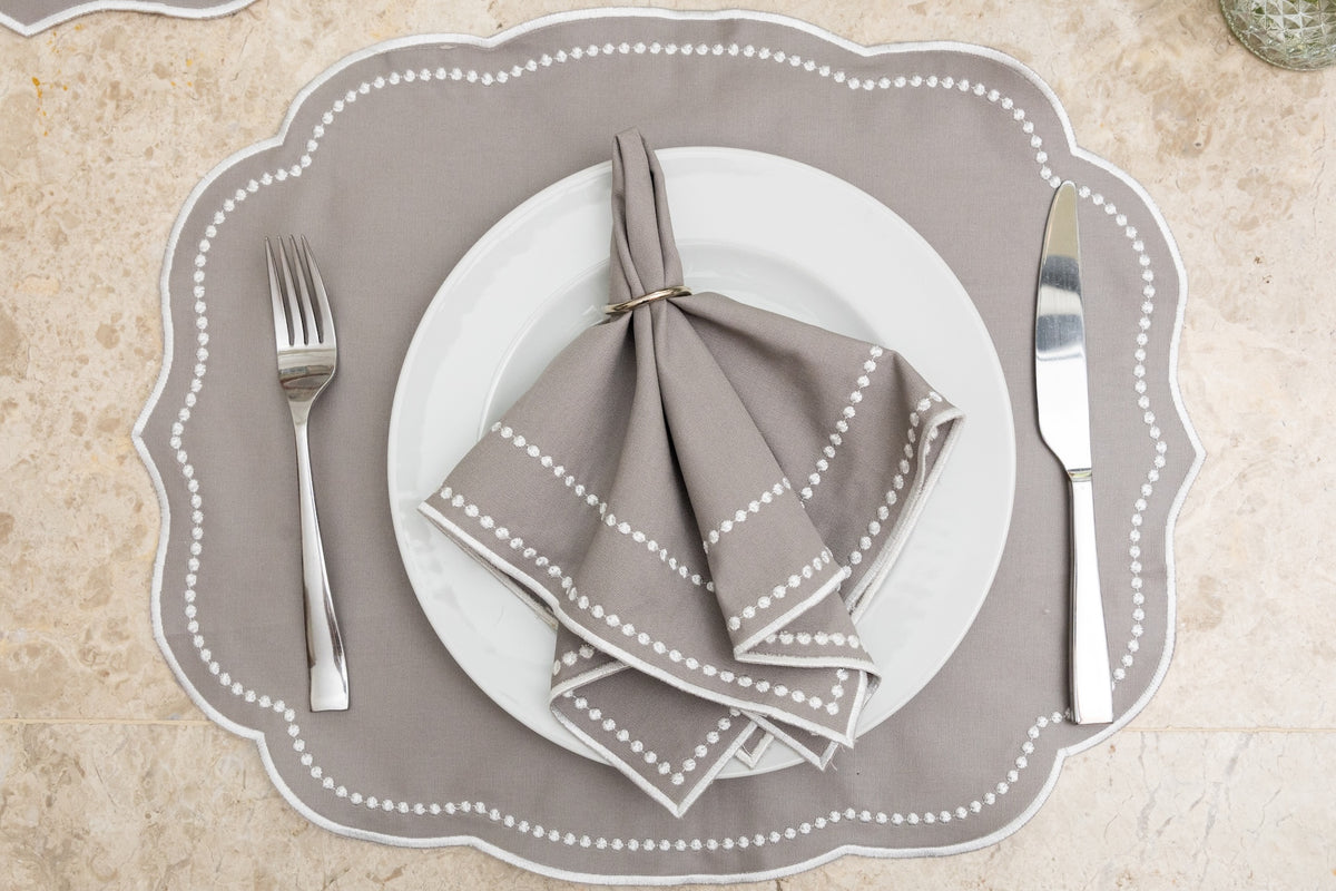 PUNTO GRIS (SET 4 PIEZAS)
