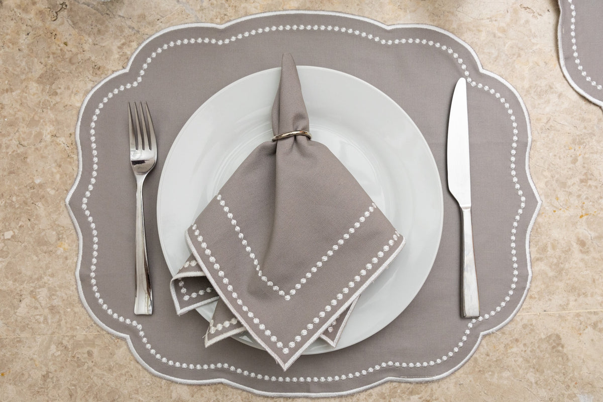 PUNTO GRIS (SET 4 PIEZAS)