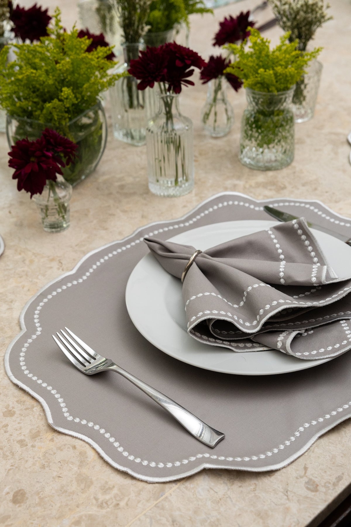 PUNTO GRIS (SET 4 PIEZAS)