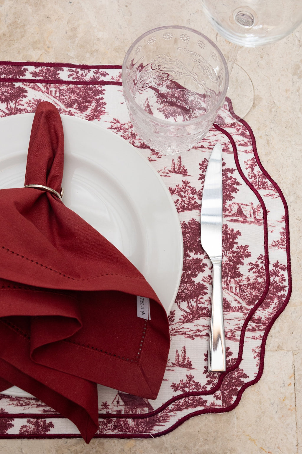 TOILE DE JOUY (SET 4 PIEZAS)