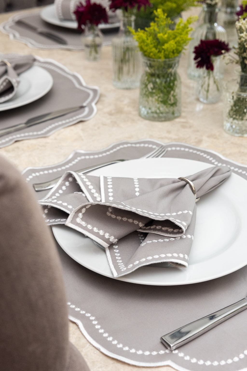 PUNTO GRIS (SET 4 PIEZAS)