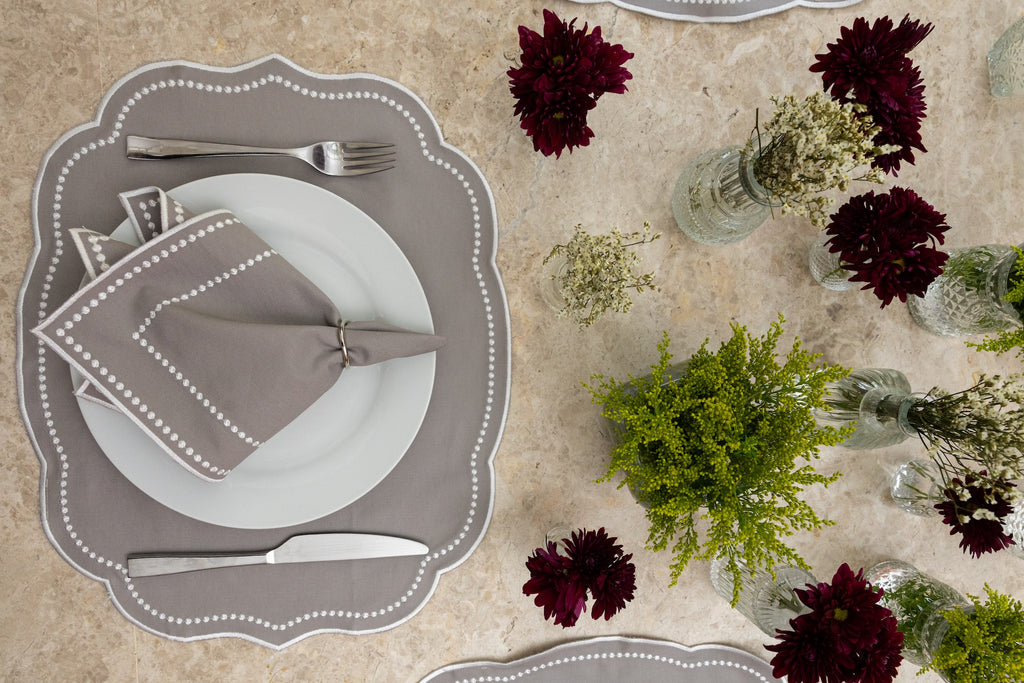 PUNTO GRIS (SET 4 PIEZAS)