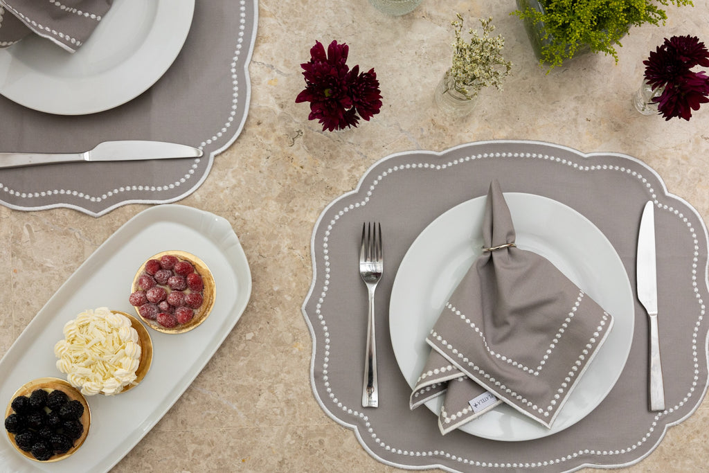 PUNTO GRIS (SET 4 PIEZAS)