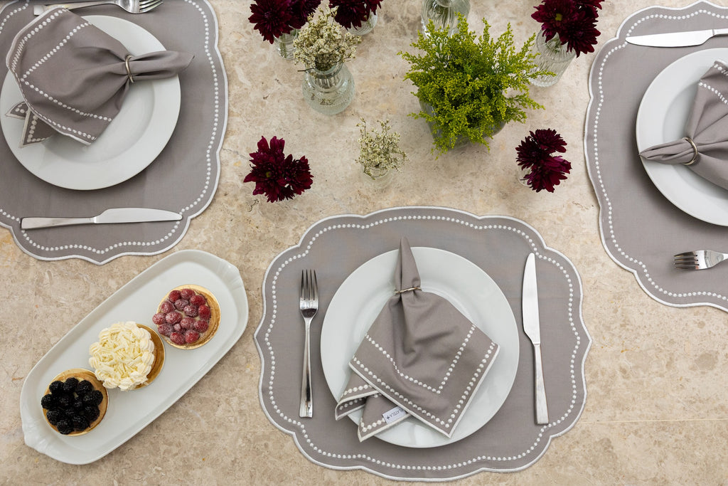 PUNTO GRIS (SET 4 PIEZAS)